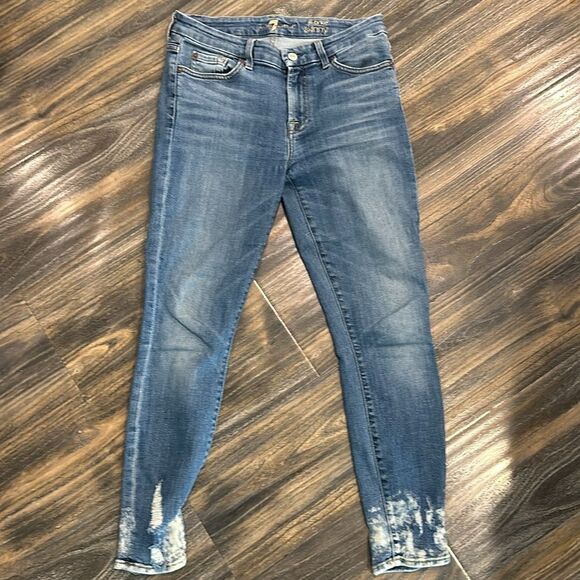 7 for all Mankind Ankle Skinny Jeans - Picture 5 of 8